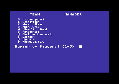 Brian Clough's Football Fortunes screenshot 3 for Commodore 64